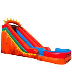 18 Ft Dino Wet Slide #411